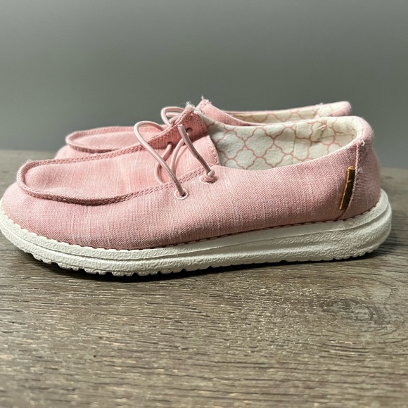 Hey Dude Shoes Hey Dude Wendy Girls Shoes Y23 Light Pink Poshmark